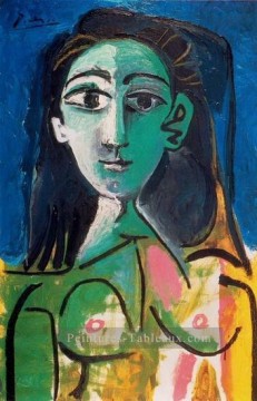 Portrait Jacqueline 1956 cubisme Pablo Picasso Peinture à l'huile